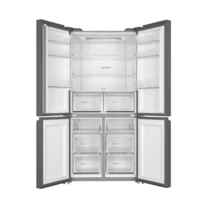 מקרר 4 דלתות Haier HRF7100FB האייר זכוכית שחורה